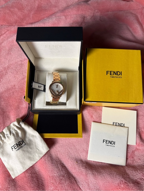 Fendi Rose Gold Runway Watch - NEW main image 4